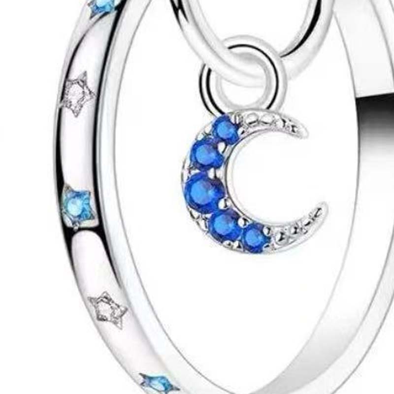 🌙 Doppellagige Hoop-Ohrringe im Himmelskörper-Design – fein, minimalistisch & elegant für Alltag & besondere Anlässe ✨