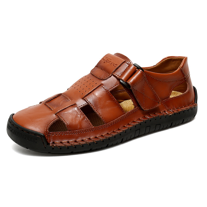 👞🌊 50% RABATT! Herren Geschlossene Zehe Strandsandalen – Atmungsaktiv, gepolstert & mit Klettverschluss – Perfekt für Wanderungen, Wasseraktivitäten oder den täglichen Sommer-Komfort ✨