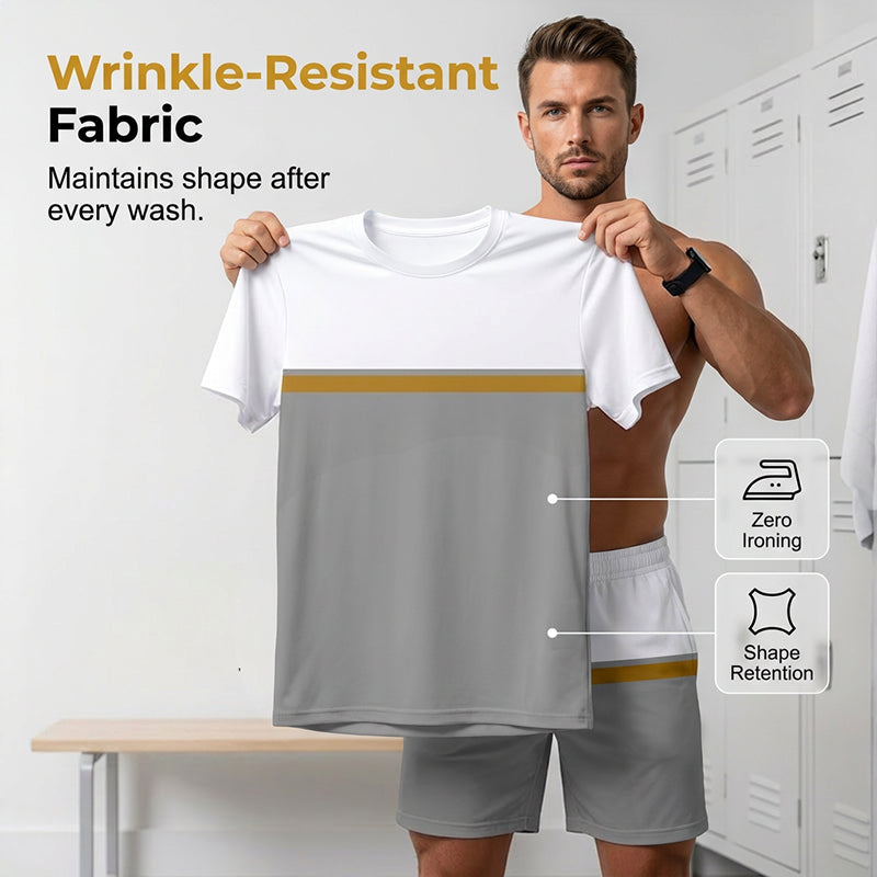 📢Mid-Season Sale: −50% nur für kurze Zeit⏰👕 Leichtes Freizeit-Outfit für Herren – schnelltrocknend, elastisch & bequem für Fitness, Laufen & Alltag 🏃‍♂️☀️