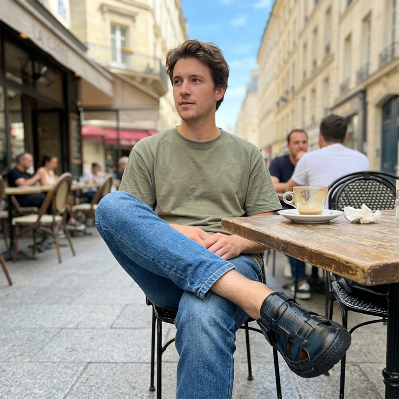 👞🌊 50% RABATT! Herren Geschlossene Zehe Strandsandalen – Atmungsaktiv, gepolstert & mit Klettverschluss – Perfekt für Wanderungen, Wasseraktivitäten oder den täglichen Sommer-Komfort ✨