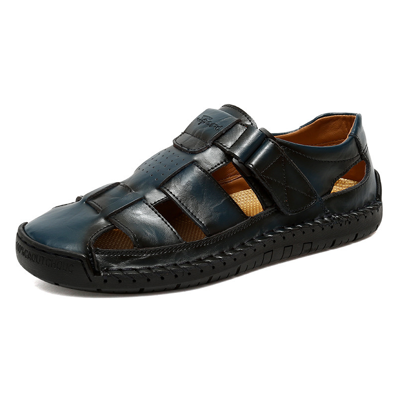 👞🌊 50% RABATT! Herren Geschlossene Zehe Strandsandalen – Atmungsaktiv, gepolstert & mit Klettverschluss – Perfekt für Wanderungen, Wasseraktivitäten oder den täglichen Sommer-Komfort ✨