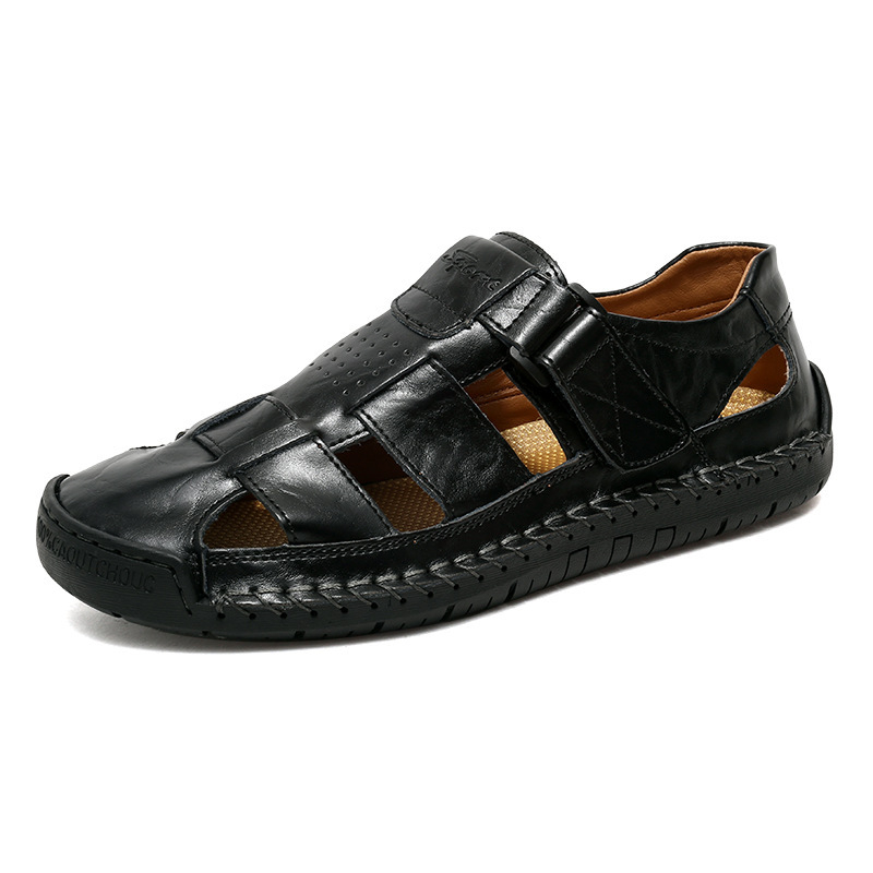 👞🌊 50% RABATT! Herren Geschlossene Zehe Strandsandalen – Atmungsaktiv, gepolstert & mit Klettverschluss – Perfekt für Wanderungen, Wasseraktivitäten oder den täglichen Sommer-Komfort ✨