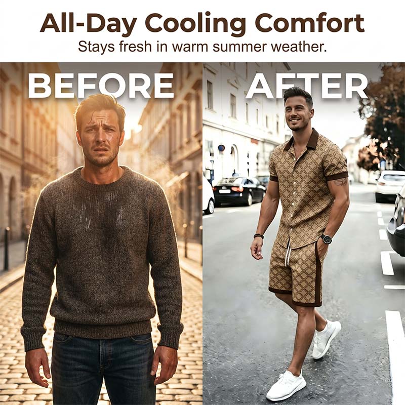 👔Understated Herren-Outfit im Old-Money-Stil – schlichte Eleganz, bequeme Passform, perfekt für stilvolle Freizeit & Reisen