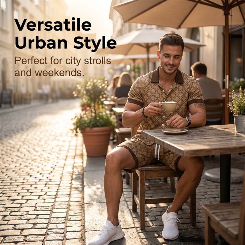 👔Understated Herren-Outfit im Old-Money-Stil – schlichte Eleganz, bequeme Passform, perfekt für stilvolle Freizeit & Reisen