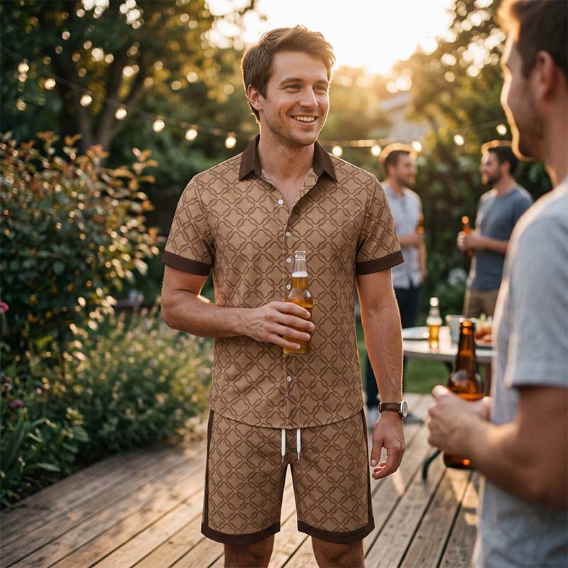 👔Understated Herren-Outfit im Old-Money-Stil – schlichte Eleganz, bequeme Passform, perfekt für stilvolle Freizeit & Reisen