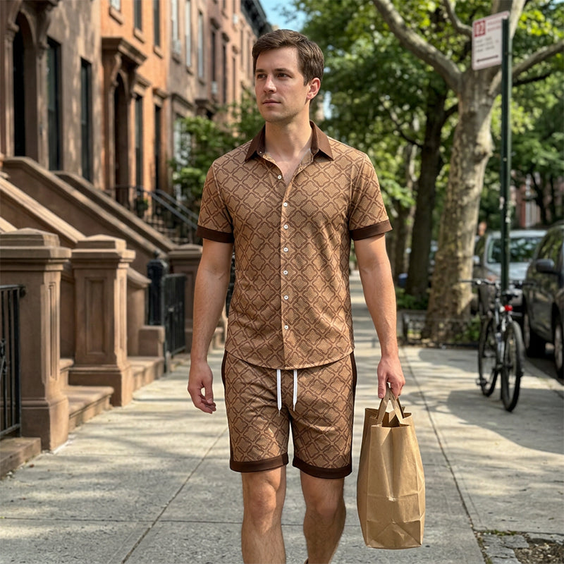 👔Understated Herren-Outfit im Old-Money-Stil – schlichte Eleganz, bequeme Passform, perfekt für stilvolle Freizeit & Reisen