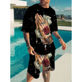 📢Mid-Season Sale: −50% nur für kurze Zeit⏰👕 Lässiges 2-teiliges Shorts-Set mit witzigem Print – bequemes T-Shirt & kurze Hose für Sommer & Freizeit 😄☀️