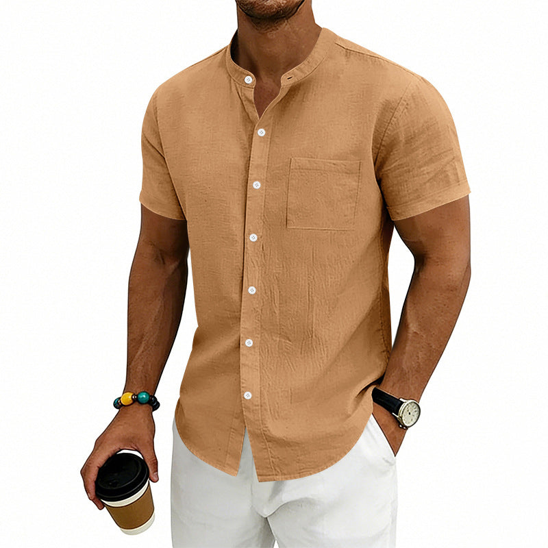 📢Mid-Season Sale: −50% nur für kurze Zeit⏰👕 Herren-Kurzarmhemd in lockerer Passform – einfarbig, atmungsaktiv & vielseitig für Alltag, Arbeit & Freizeit ☀️