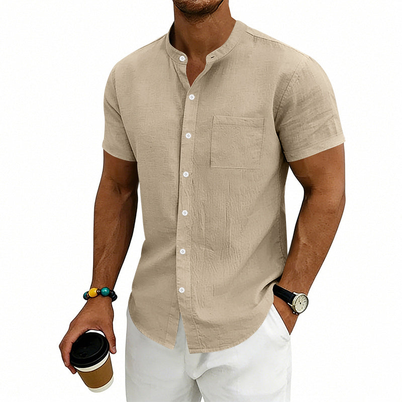 📢Mid-Season Sale: −50% nur für kurze Zeit⏰👕 Herren-Kurzarmhemd in lockerer Passform – einfarbig, atmungsaktiv & vielseitig für Alltag, Arbeit & Freizeit ☀️