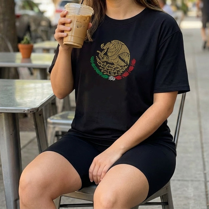 📢Mid-Season Sale: −50% nur für kurze Zeit⏰Lässiges Damen-T-Shirt mit Mexiko-Print