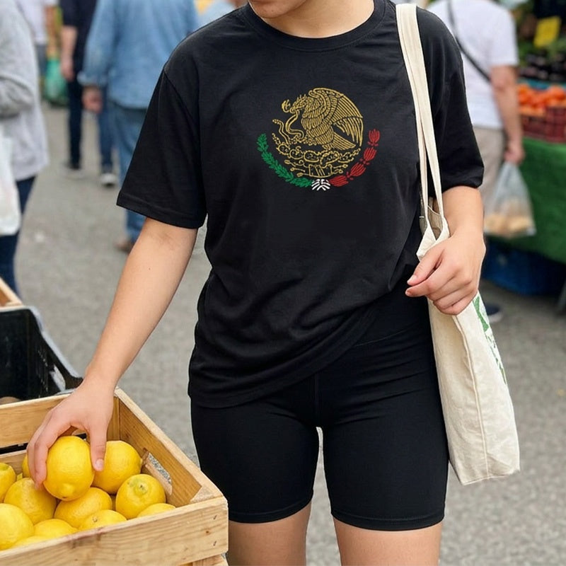 📢Mid-Season Sale: −50% nur für kurze Zeit⏰Lässiges Damen-T-Shirt mit Mexiko-Print