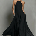 📢Mid-Season Sale: −50% nur für kurze Zeit⏰Sommerkleid 2026 für Damen – schlichter Halsterneck mit freiem Rücken, ärmellos, elegant & verführerisch 💕✨