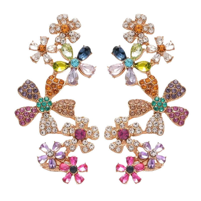 📢Mid-Season Sale: −50% nur für kurze Zeit⏰🌸 Farbenfroher Blumenschmuck für Damen – erhältlich als Kette oder Ohrringe, leicht & elegant für Alltag & besondere Anlässe