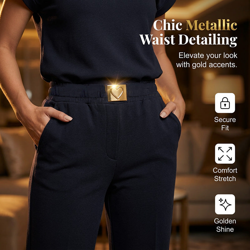📢Mid-Season Sale: −50% nur für kurze Zeit⏰ 2-teiliges Freizeit-Set für Damen – bequemes Top & Hose, vielseitig für Alltag, Büro & Reisen