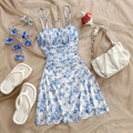 👗 Leichtes Strandkleid für Damen – elegant mit Rückenausschnitt & Spaghettiträgern, perfekt für den Urlaub & heiße Tage ☀️🌊