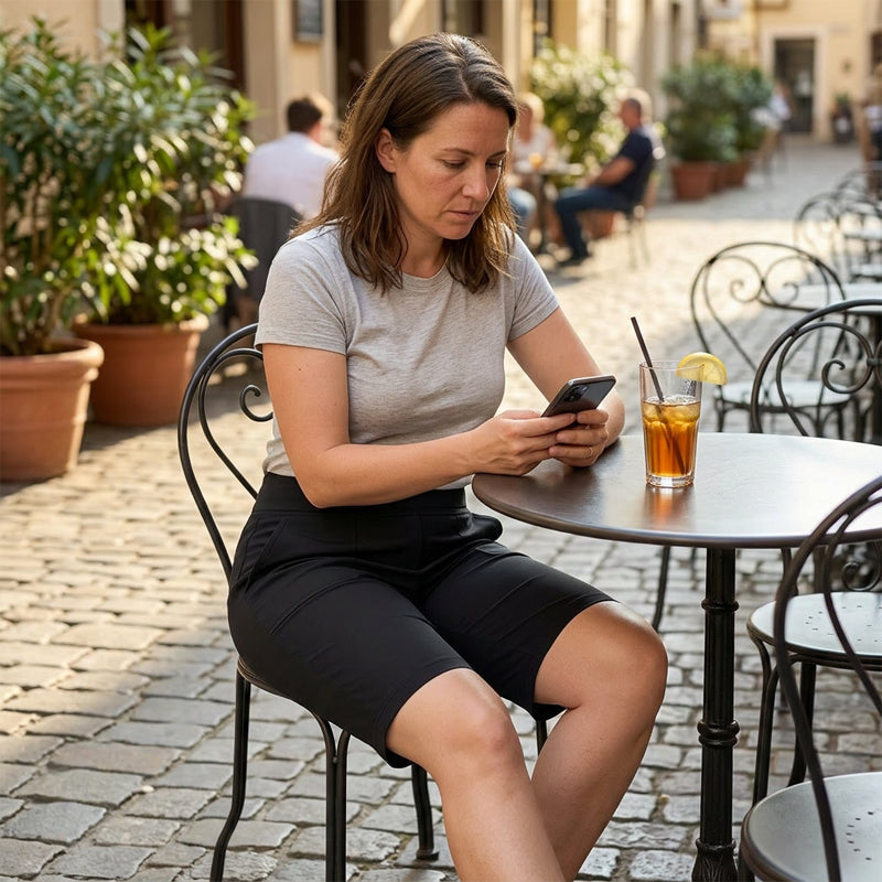 📢Mid-Season Sale: −50% nur für kurze Zeit⏰👖 Slim-Fit Stretch-Hose mit hohem Bund – vielseitig kombinierbar als Sport- & Freizeithose, perfekt für Studio, Büro & Alltag