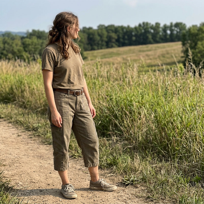 📢Mid-Season Sale: −50% nur für kurze Zeit⏰👖 Lässige Cargo-Caprihosen für Damen – bequeme 3/4-Hosen mit vielen Taschen, perfekt für Alltag, Reisen & Sommer ☀️