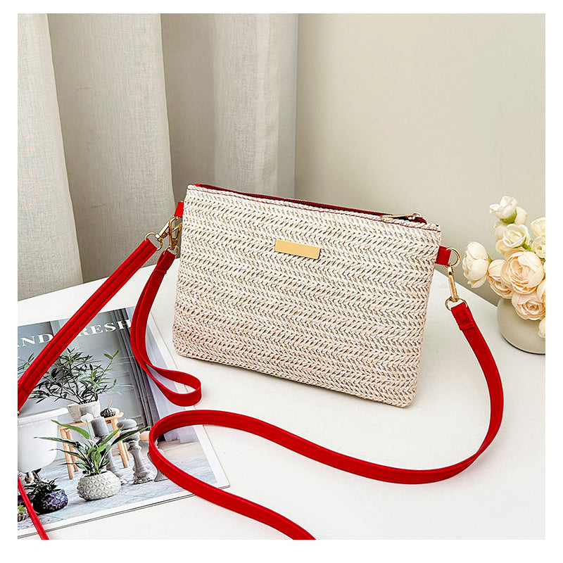👜 Moderne Stroh- & Basttasche 2026 – schlichte Handtasche als Shopper & Clutch, ideal für Sommer, Strand & Urlaub ☀️