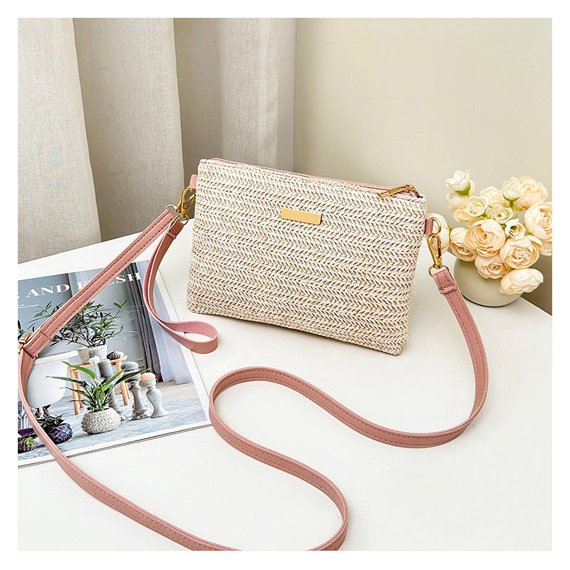 👜 Moderne Stroh- & Basttasche 2026 – schlichte Handtasche als Shopper & Clutch, ideal für Sommer, Strand & Urlaub ☀️