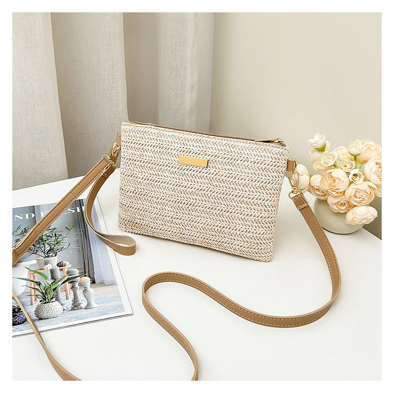 👜 Moderne Stroh- & Basttasche 2026 – schlichte Handtasche als Shopper & Clutch, ideal für Sommer, Strand & Urlaub ☀️