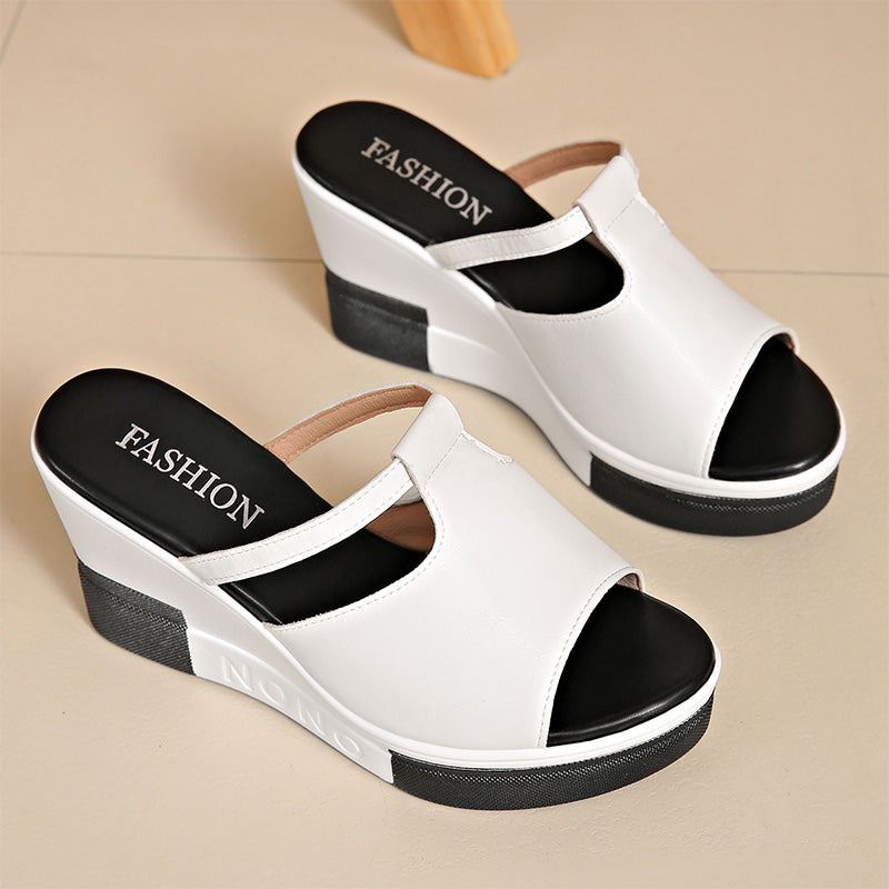 📢Mid-Season Sale: −50% nur für kurze Zeit⏰👡 Damensandalen mit Keilabsatz – mit Kristallbesatz, breite Riemen & dicke Sohle, bequem & elegant für Alltag, Strand & Übergrößen ☀️