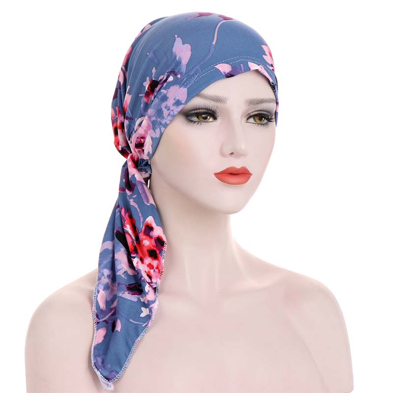 👒 OFFRE LIMITÉE : 50 % DE RÉDUCTION ! ✨ Turban prêt-à-porter pour femme à motif floral – doux, extensible, polyvalent 🌸