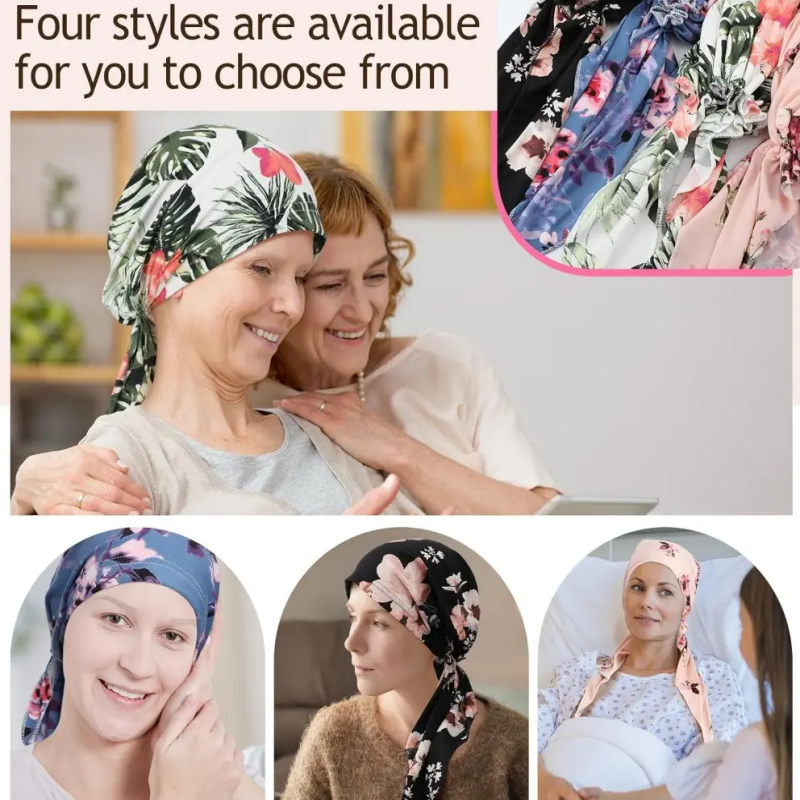 👒 OFFRE LIMITÉE : 50 % DE RÉDUCTION ! ✨ Turban prêt-à-porter pour femme à motif floral – doux, extensible, polyvalent 🌸