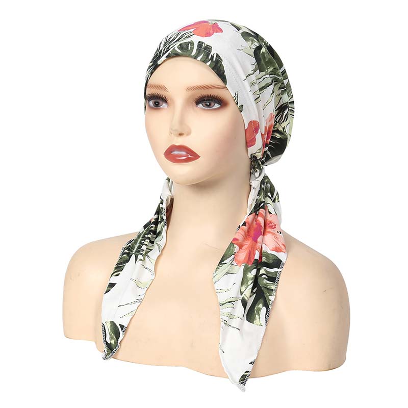 👒 OFFRE LIMITÉE : 50 % DE RÉDUCTION ! ✨ Turban prêt-à-porter pour femme à motif floral – doux, extensible, polyvalent 🌸