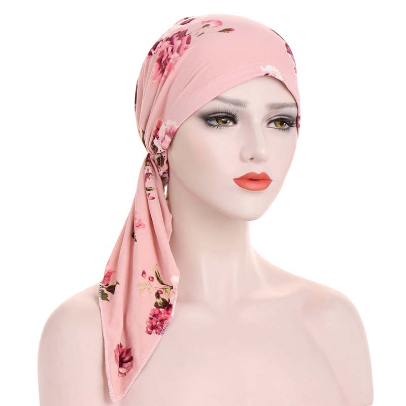 👒 OFFRE LIMITÉE : 50 % DE RÉDUCTION ! ✨ Turban prêt-à-porter pour femme à motif floral – doux, extensible, polyvalent 🌸