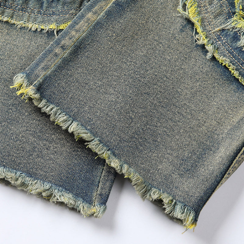 👖 50% RABATT! ✨ Klassische Stretch-Jeans mit ausgestelltem Bein für Herren – Vintage-Wash & Patchwork-Details – Hochwertige Denim, perfekt für Smart-Casual-Style – bequem und stilvoll 🔥
