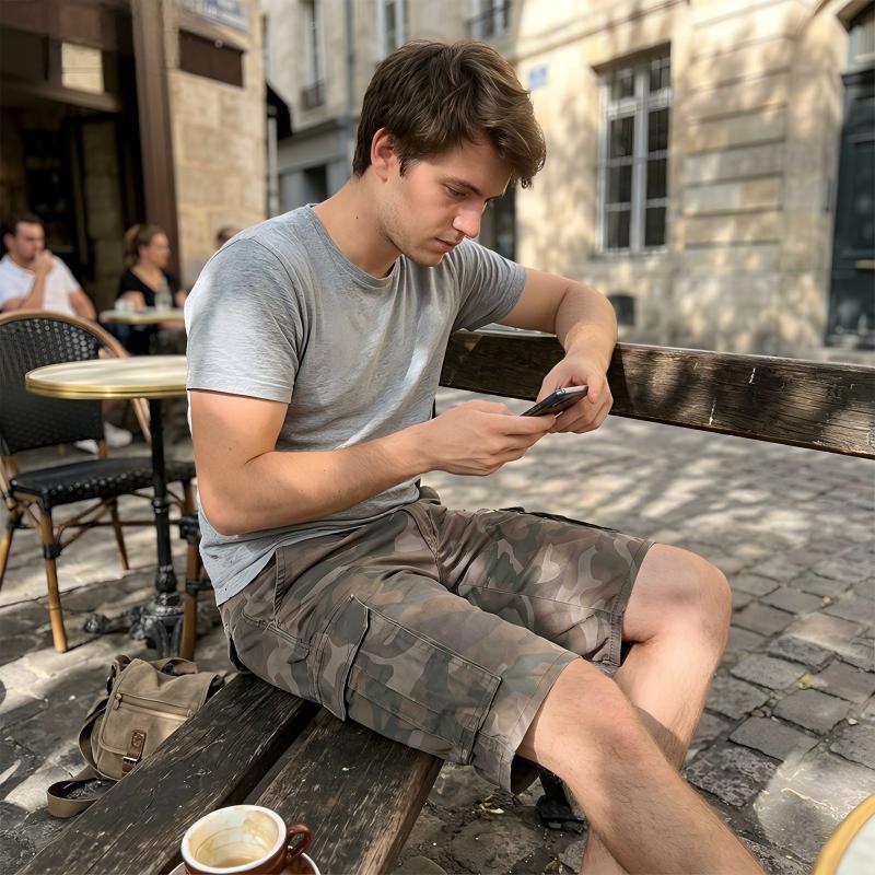 📢📢 50% Rabatt⏰ 🩳 Herren-Cargo-Shorts mit Tarnmuster & vielen Taschen – bequem, strapazierfähig & ideal für Outdoor, Angeln & Alltag 🌿