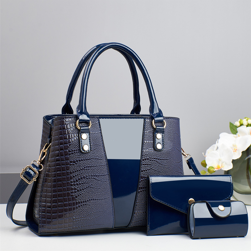 📢Mid-Season Sale: −50% nur für kurze Zeit⏰🐊 3-teiliges Handtaschen-Set mit Krokoprägung – stilvoll & vielseitig für Alltag, Büro & Reisen 👜