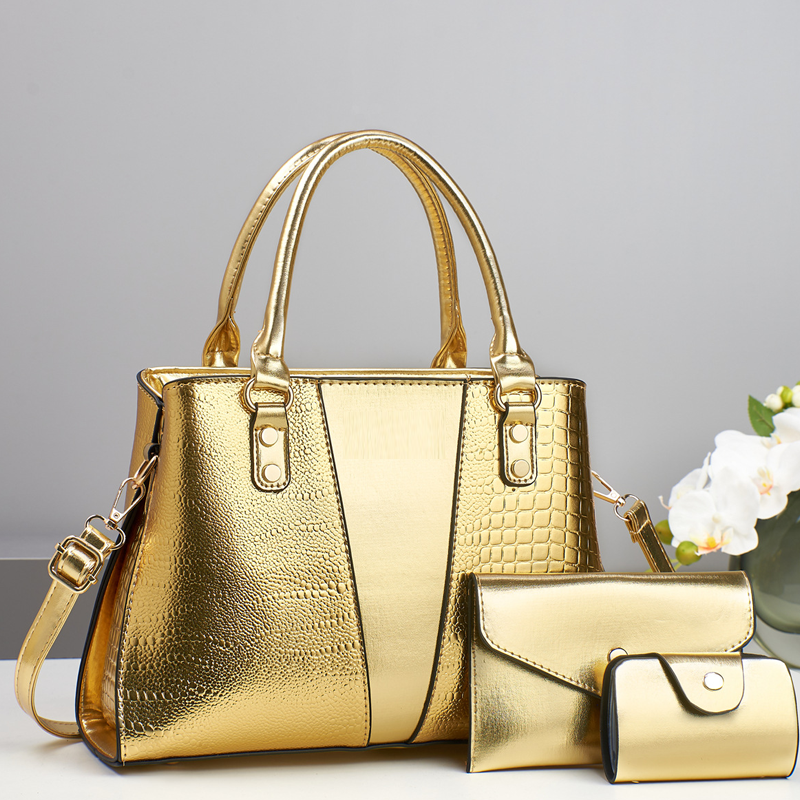 📢Mid-Season Sale: −50% nur für kurze Zeit⏰🐊 3-teiliges Handtaschen-Set mit Krokoprägung – stilvoll & vielseitig für Alltag, Büro & Reisen 👜