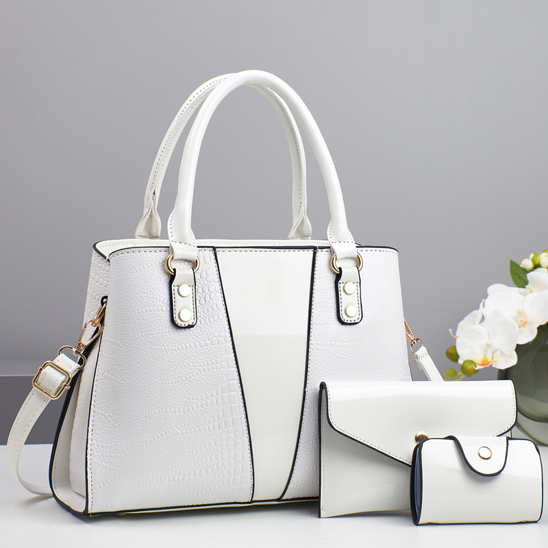 📢Mid-Season Sale: −50% nur für kurze Zeit⏰🐊 3-teiliges Handtaschen-Set mit Krokoprägung – stilvoll & vielseitig für Alltag, Büro & Reisen 👜
