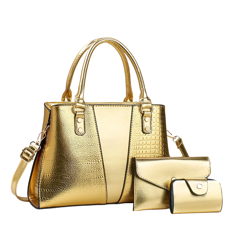 📢Mid-Season Sale: −50% nur für kurze Zeit⏰🐊 3-teiliges Handtaschen-Set mit Krokoprägung – stilvoll & vielseitig für Alltag, Büro & Reisen 👜