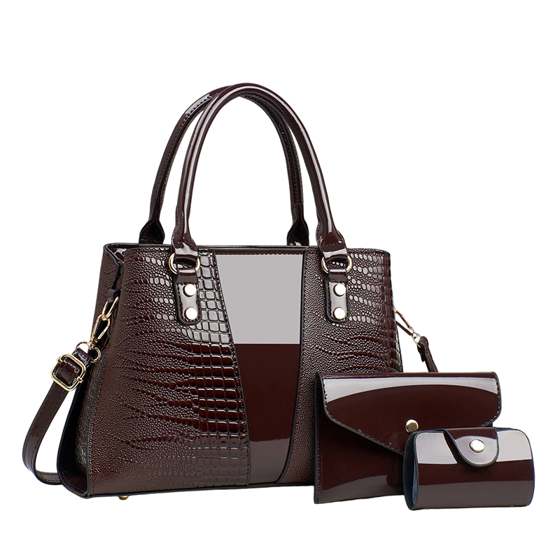 📢Mid-Season Sale: −50% nur für kurze Zeit⏰🐊 3-teiliges Handtaschen-Set mit Krokoprägung – stilvoll & vielseitig für Alltag, Büro & Reisen 👜