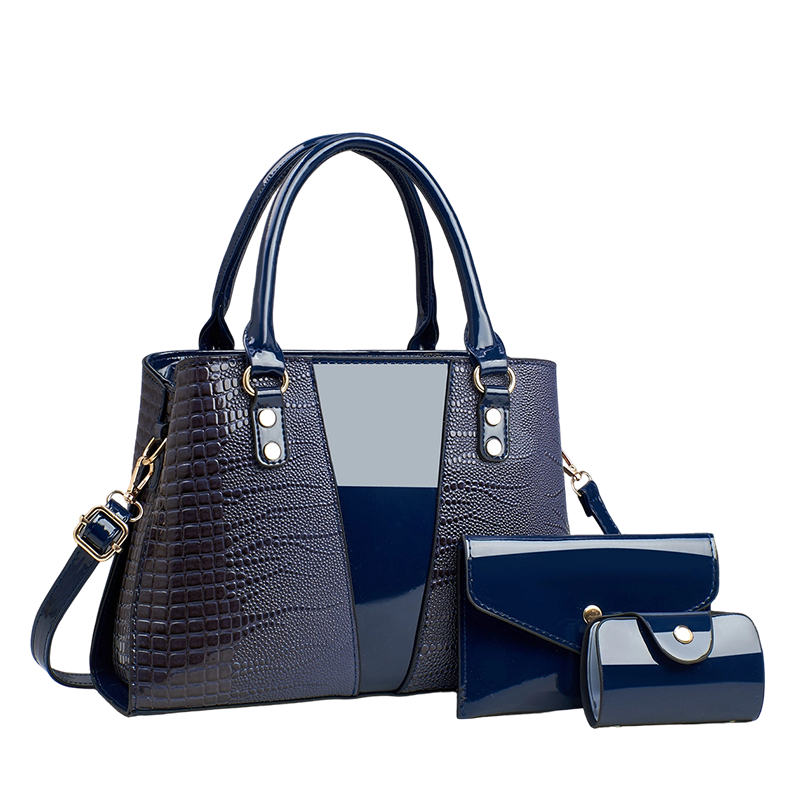 📢Mid-Season Sale: −50% nur für kurze Zeit⏰🐊 3-teiliges Handtaschen-Set mit Krokoprägung – stilvoll & vielseitig für Alltag, Büro & Reisen 👜