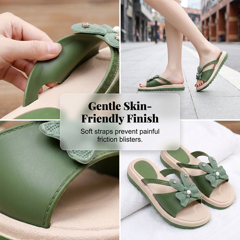 🎀 Stylische Schleifen-Slipper für den Sommer – leicht, bequem & perfekt für Strand, Alltag & entspannte Stunden ☀️🩴