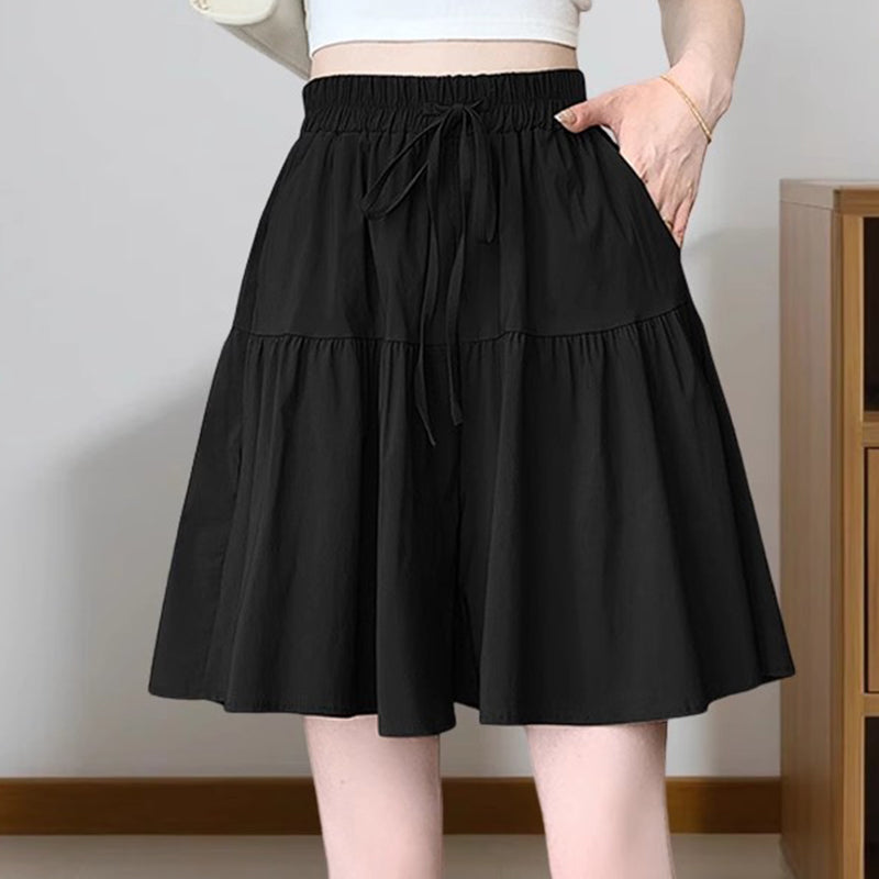 📢Mid-Season Sale: −50% nur für kurze Zeit⏰ Damen-Culotte-Hose – hoher Bund, weite Beine & leicht, ideal für Sommer, Alltag & elegante Freizeit ☀️🌸