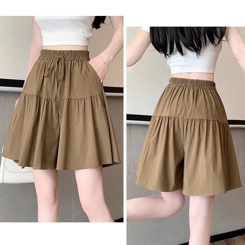 📢Mid-Season Sale: −50% nur für kurze Zeit⏰ Damen-Culotte-Hose – hoher Bund, weite Beine & leicht, ideal für Sommer, Alltag & elegante Freizeit ☀️🌸