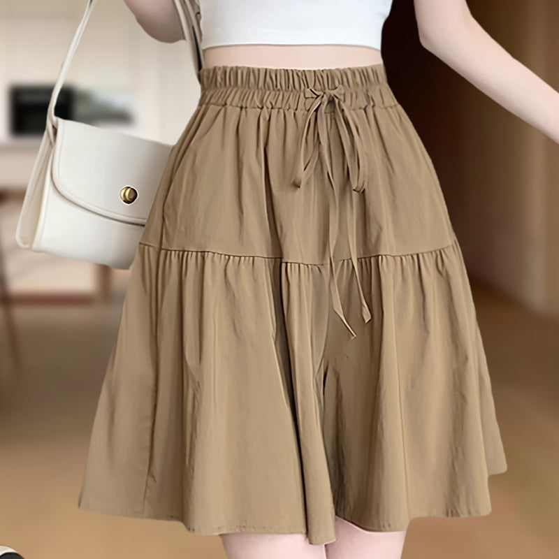 📢Mid-Season Sale: −50% nur für kurze Zeit⏰ Damen-Culotte-Hose – hoher Bund, weite Beine & leicht, ideal für Sommer, Alltag & elegante Freizeit ☀️🌸