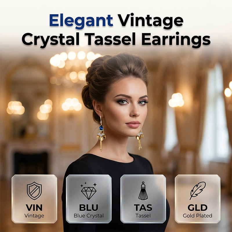 📢Mid-Season Sale: −50% nur für kurze Zeit⏰🦋 Filigrane Quasten-Ohrringe mit Kristallbesatz 💎