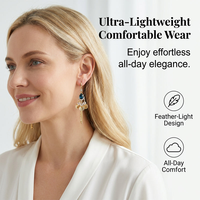 📢Mid-Season Sale: −50% nur für kurze Zeit⏰🦋 Filigrane Quasten-Ohrringe mit Kristallbesatz 💎