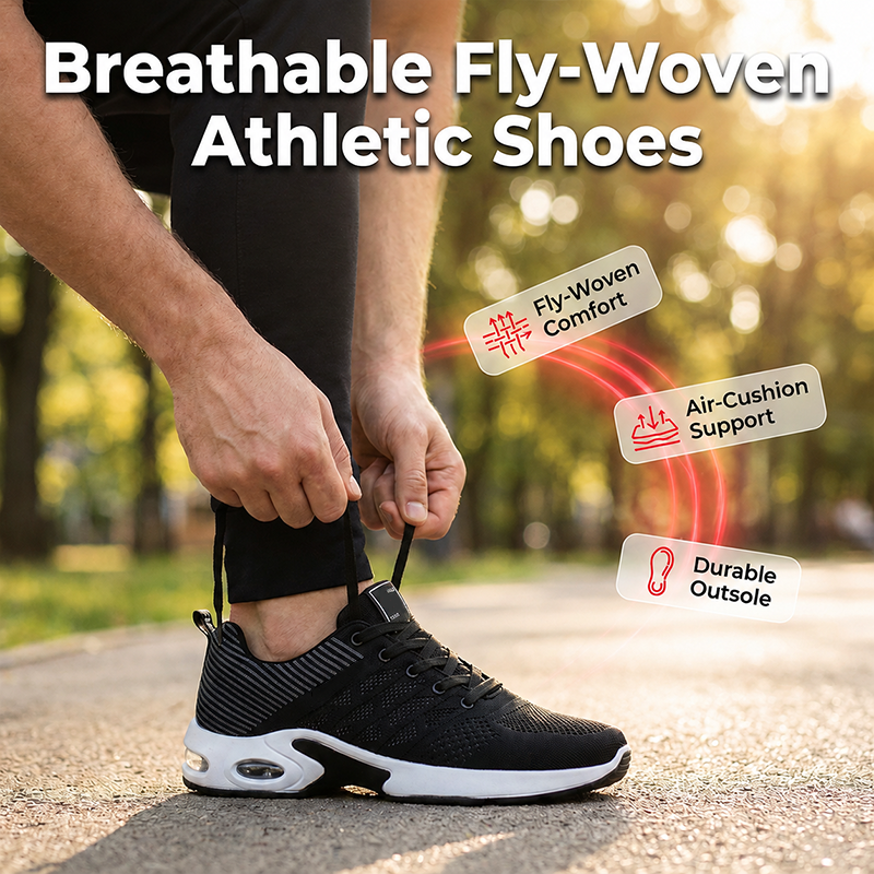 👟 50% RABATT! 💨 Herren-Sportschuhe – atmungsaktiv, leicht & mit Dämpfung, ideales Mesh-Obermaterial für Laufen, Training & Alltag 🏃‍♂️