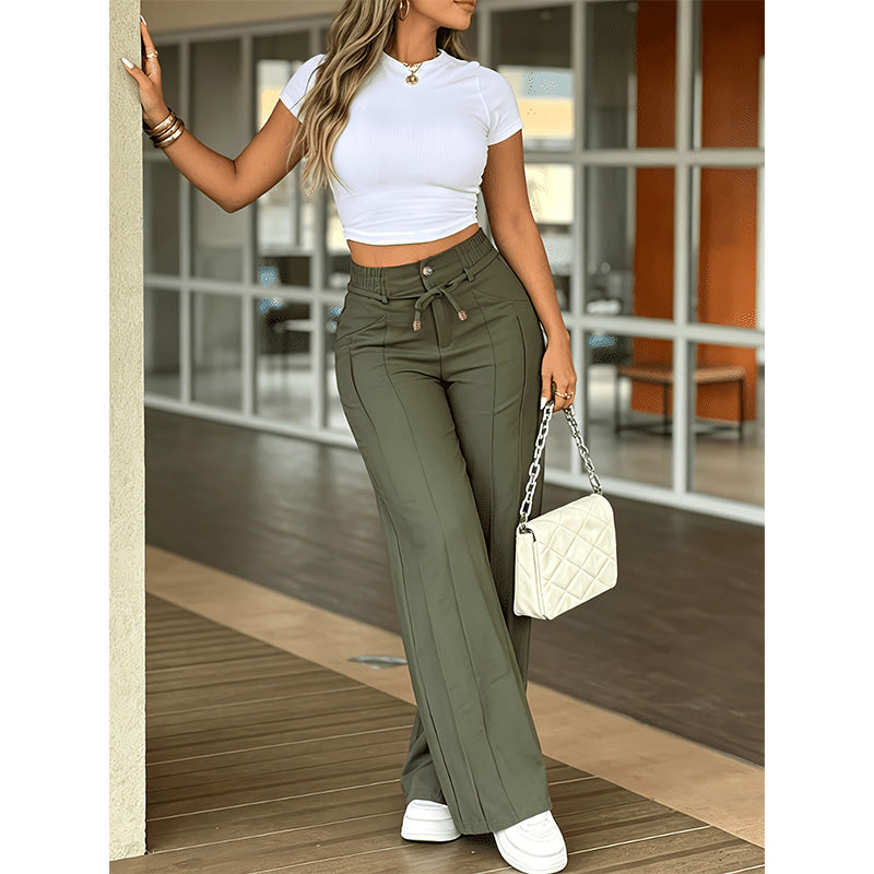 📢Mid-Season Sale: −50% nur für kurze Zeit⏰Damen Hochbund Straight-Leg Hose👖