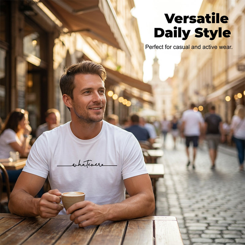 👕50% RABATT! ☀️ Herren Sommer Grafik-Print Rundhals T-Shirt – Weiche Baumwolle & atmungsaktiv – Lässiger Print, perfekt für heiße Tage, Freizeit oder Stadtbummel – bequem und stylisch 🎨