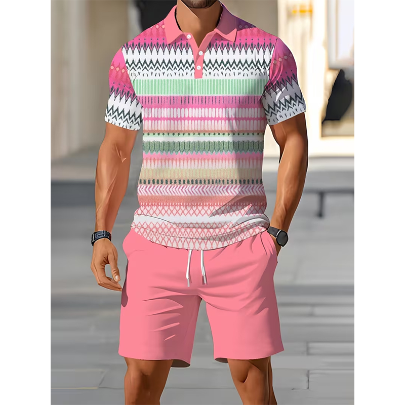 👕 2-teiliges Hemd- & Shorts-Set für Herren – bequem, atmungsaktiv & vielseitig für Sommer, Freizeit & Reisen ☀️🩳