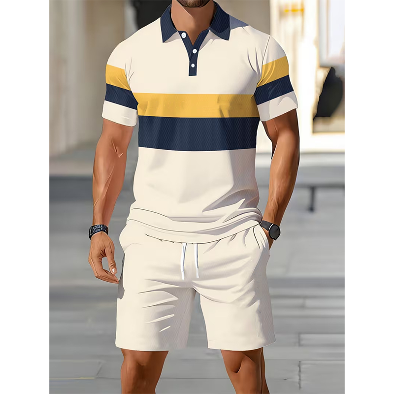 👕 2-teiliges Hemd- & Shorts-Set für Herren – bequem, atmungsaktiv & vielseitig für Sommer, Freizeit & Reisen ☀️🩳