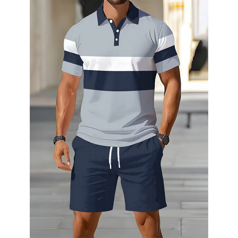 👕 2-teiliges Hemd- & Shorts-Set für Herren – bequem, atmungsaktiv & vielseitig für Sommer, Freizeit & Reisen ☀️🩳