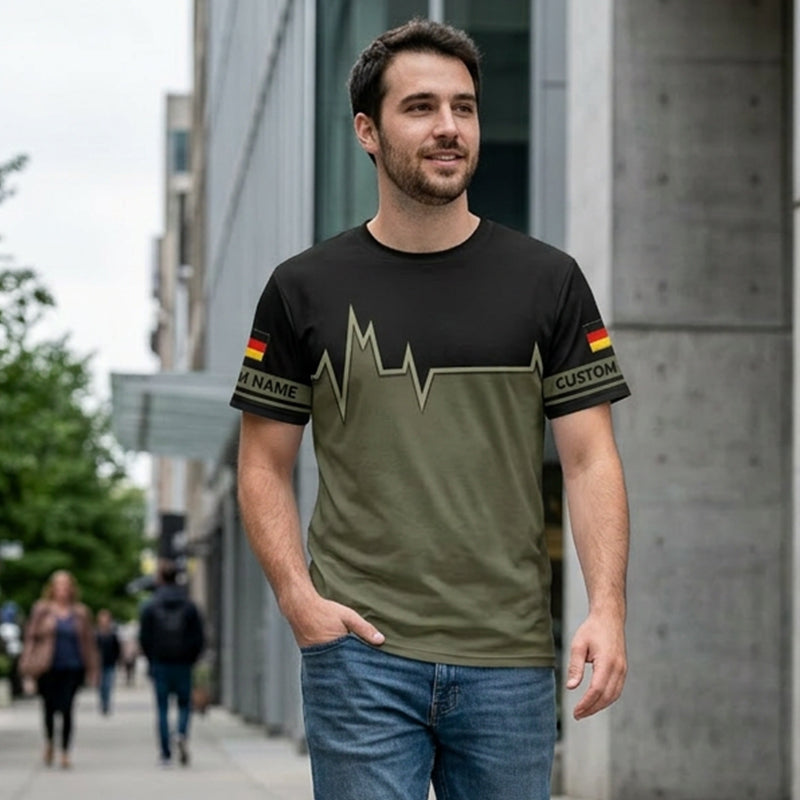 Bold Graphic Print Men's T-Shirt